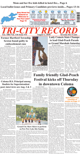 Family Friendly Glad-Peach Festival Kicks Off Thursday in Downtown