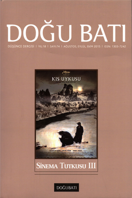 Doğu Batı, S. 74, "Sinema Tutkusu III"