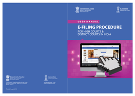 E-Filing Procedure for High Courts & District Courts in India