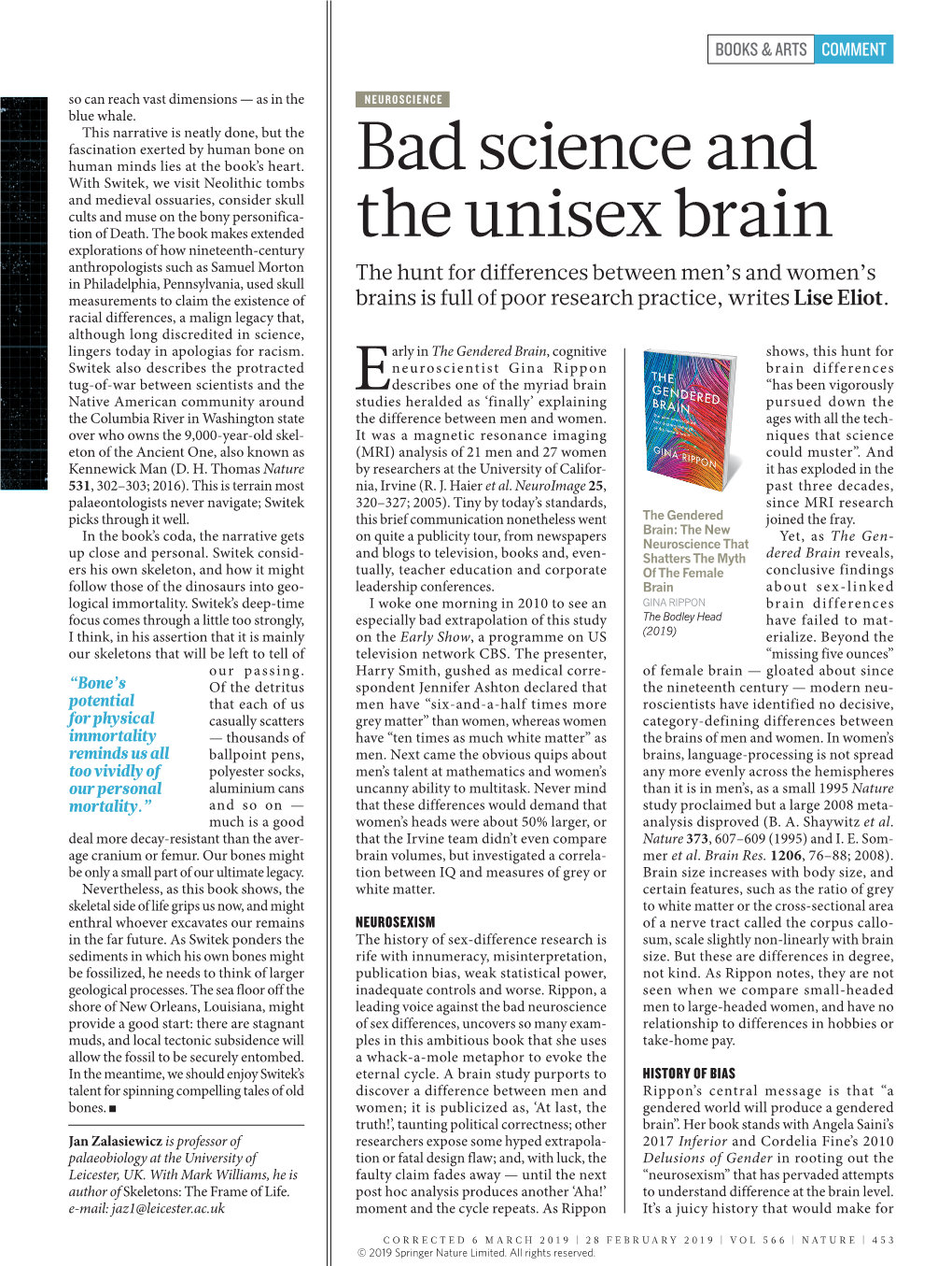 Bad Science and the Unisex Brain