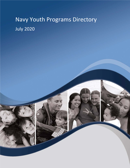 Navy Youth Programs Directory July 2020