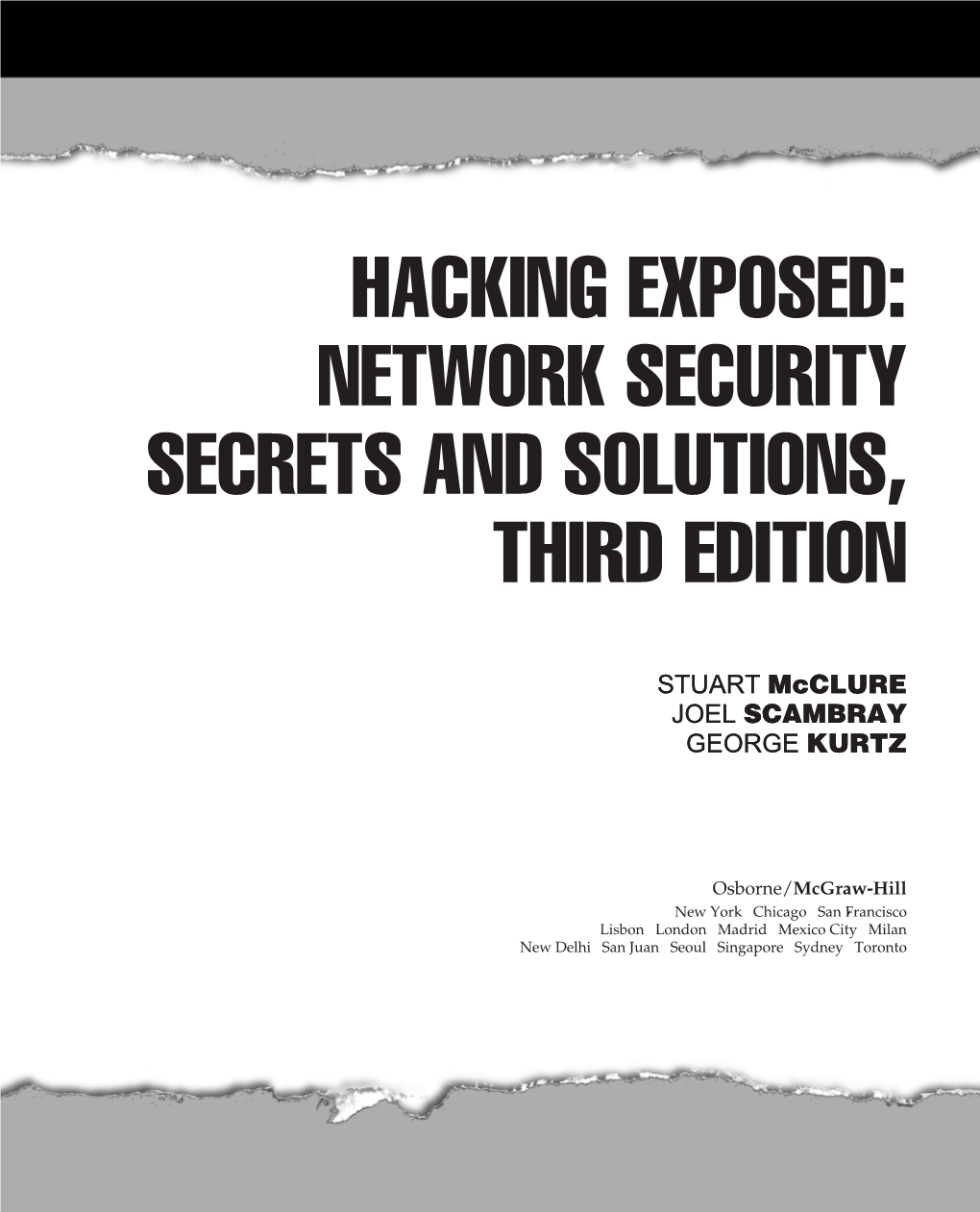 Mcgraw.Hacking Exposed- Network Security Secrets & Solutions, Third