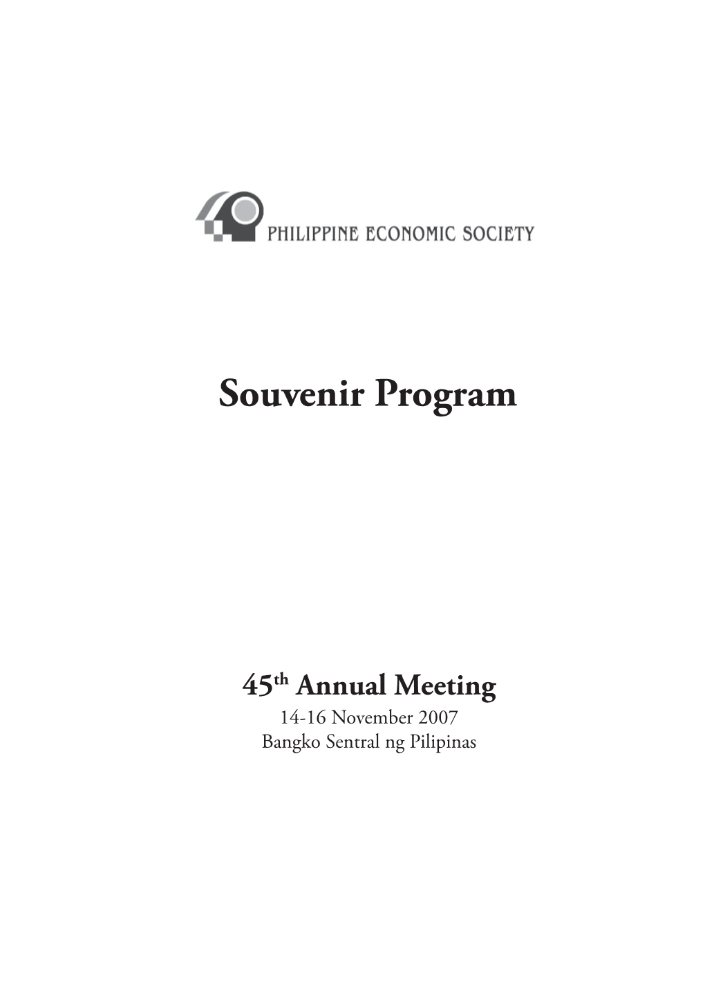 Souvenir Program