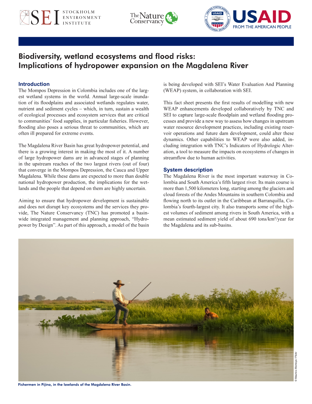 Biodiversity, Wetland Ecosystems and Flood Risks: Implications of ...