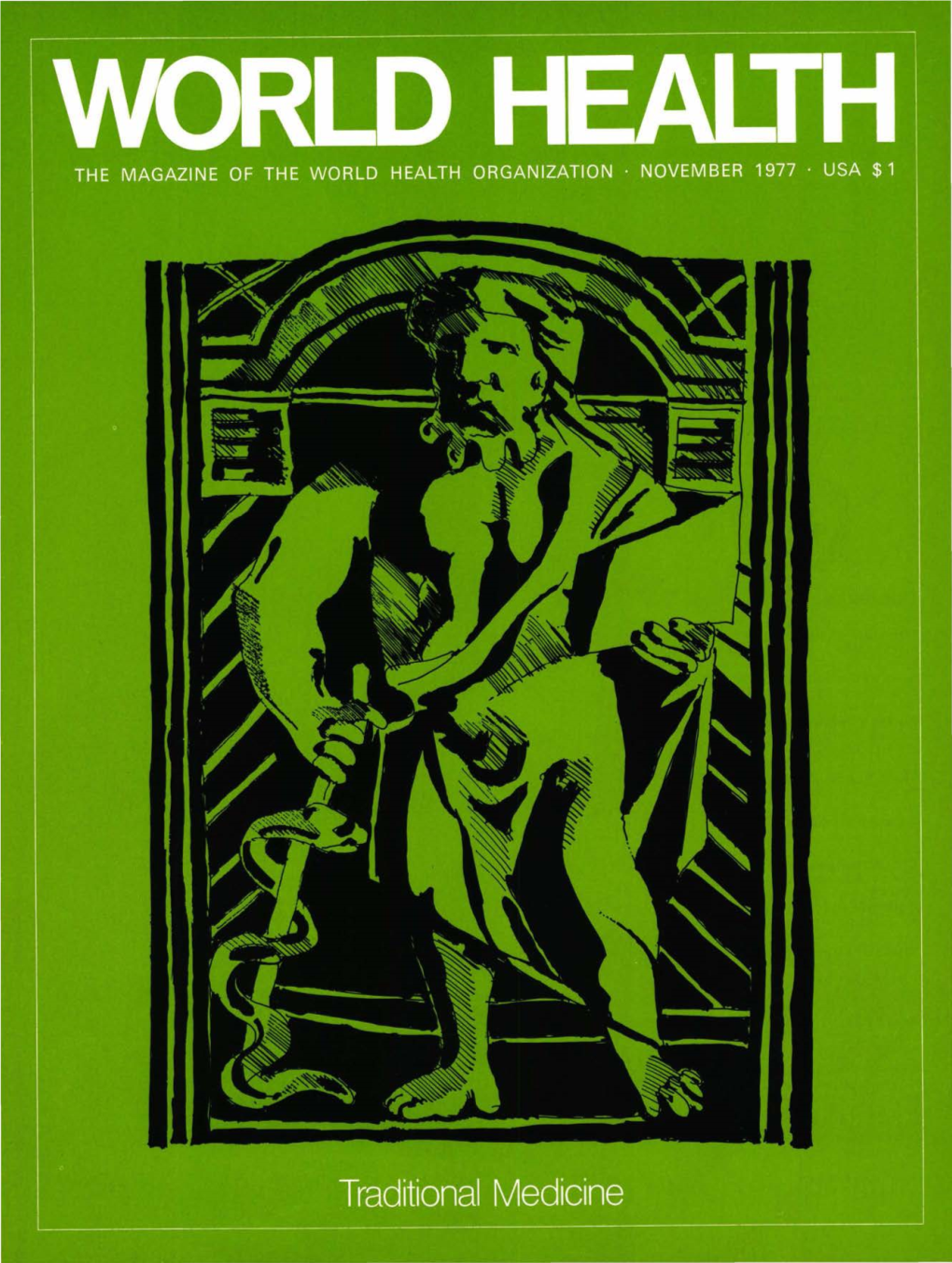 MAGAZINE Cover: Aesculapius, God of Medicine