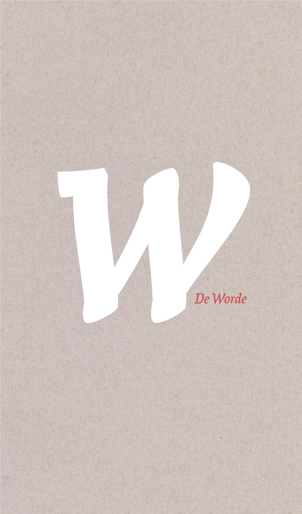 De Worde Specimen