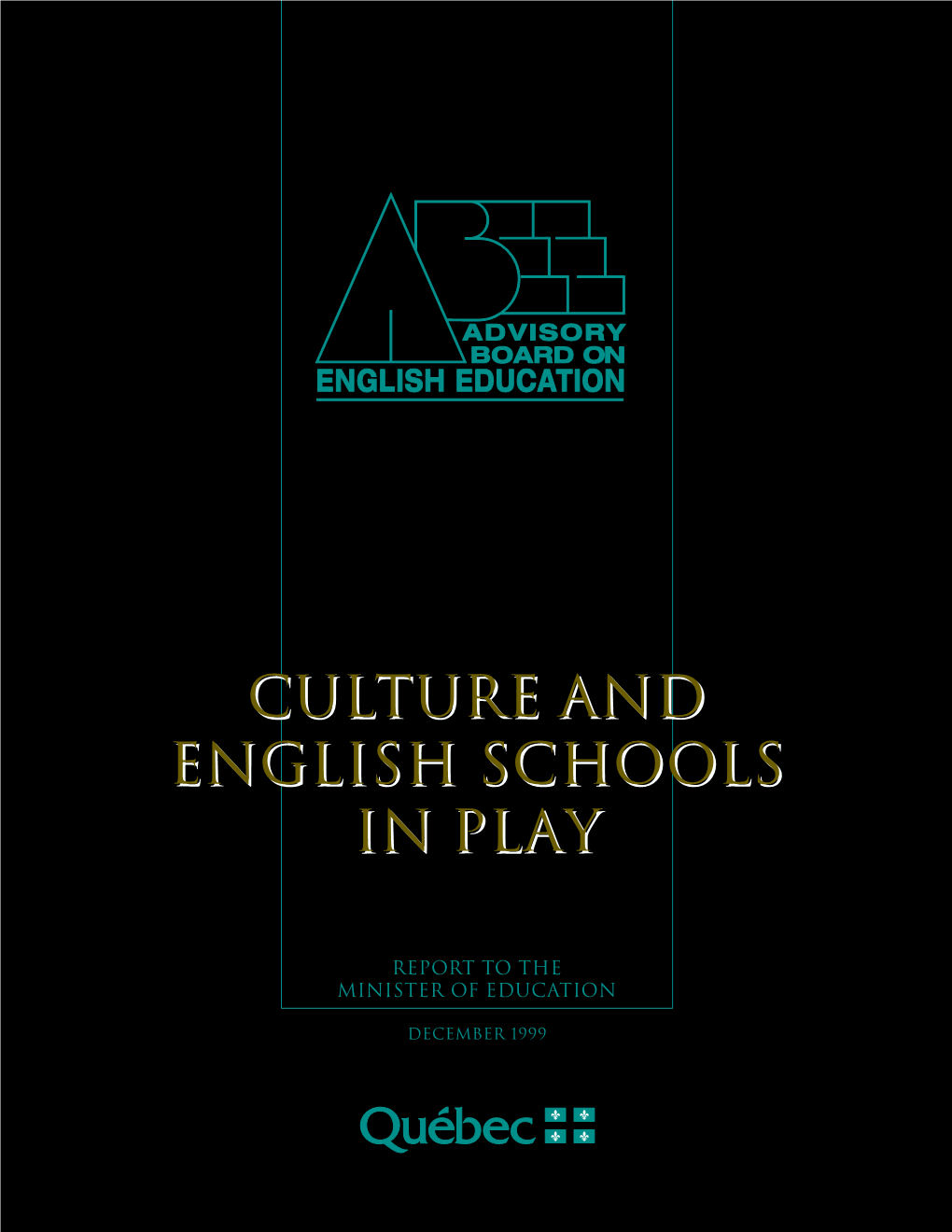 Report – Culture and English Schools in Play