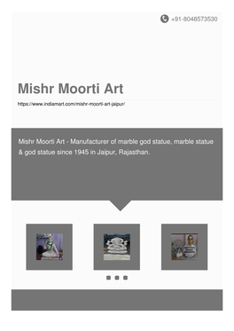 Mishr Moorti Art