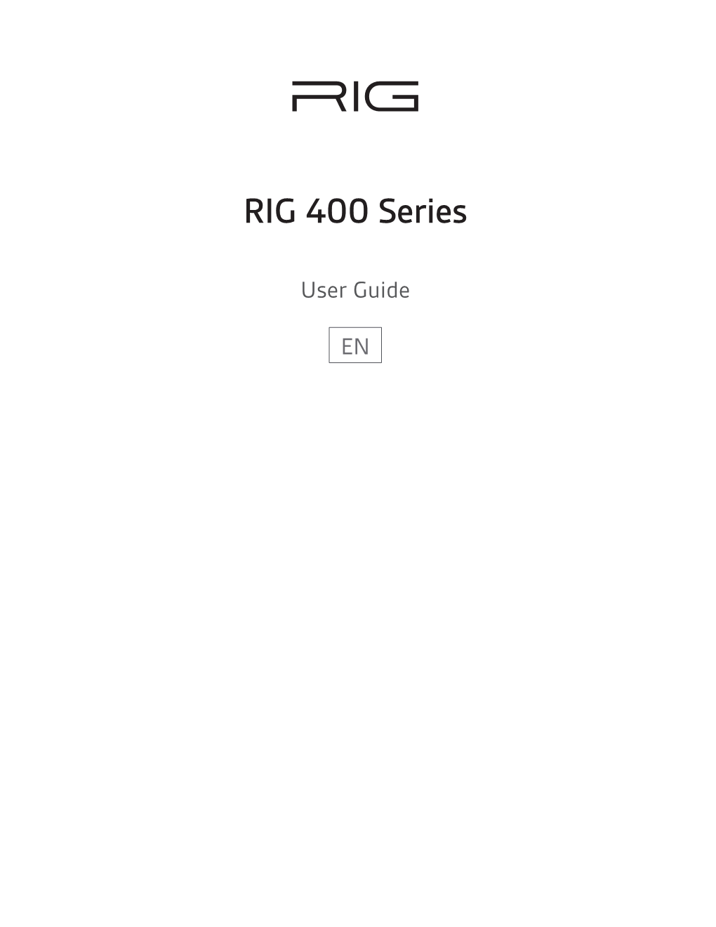 RIG 400 Series