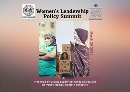 Women's Leadership Policy Summit M a R C H