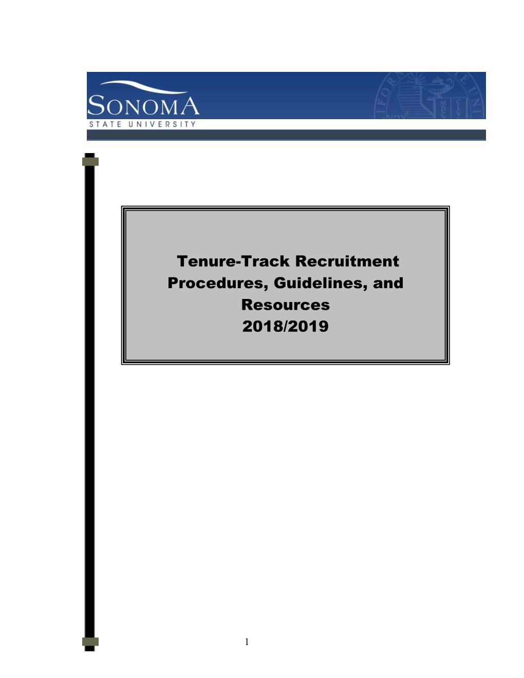 Tenure-Track Faculty Search Procedures and Guidelines