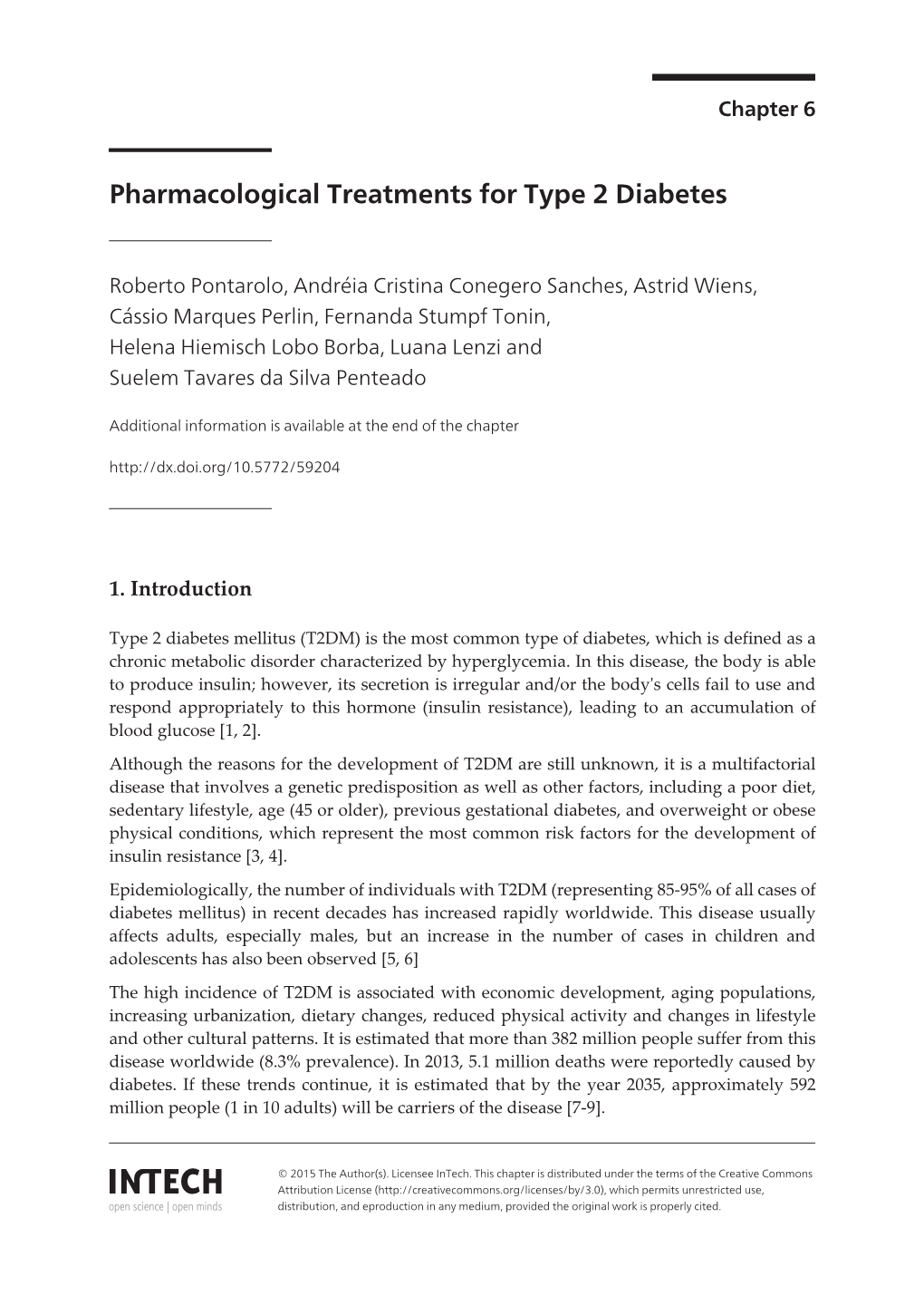 Pharmacological Treatments for Type 2 Diabetes