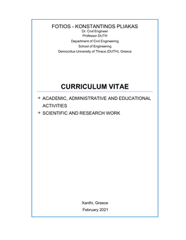 Curriculum Vitae