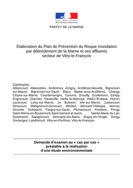 Dossier PPRI Marne Secteur VITRY