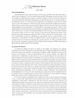 Download Alfonsina Storni Datos Bio, Peso Ancestral Y Preguntas..Pdf