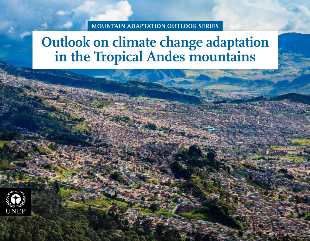 Outlook on Climate Change Adaptation in the Tropical Andes Mountains