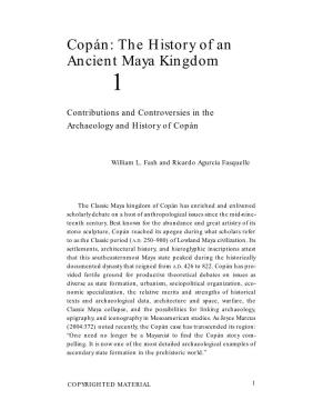 Copán: the History of an Ancient Maya Kingdom 1