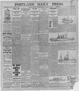 Portland Daily Press: August 27, 1895