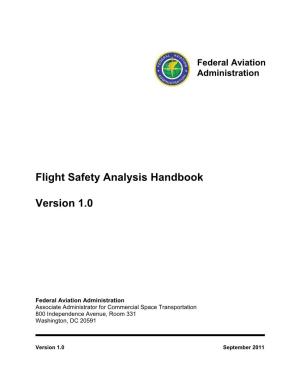 Flight Safety Analysis Handbook