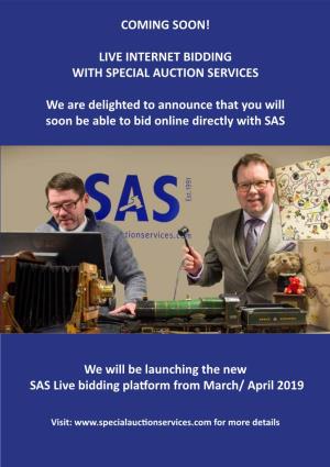Live Internet Bidding with Special Auction Services