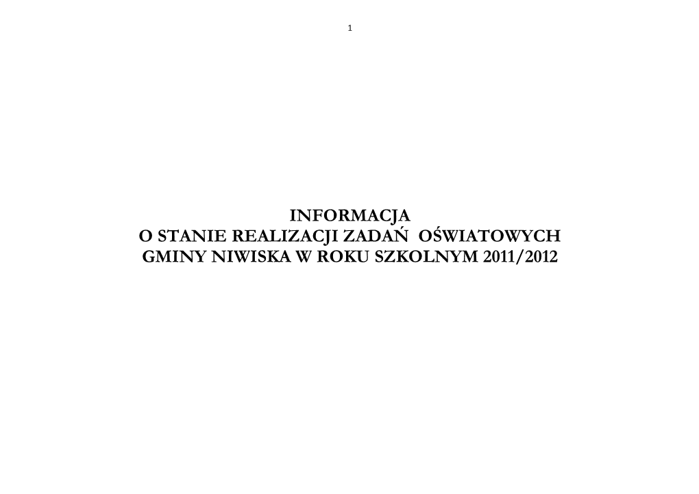 Informacja Oświatowa 2012