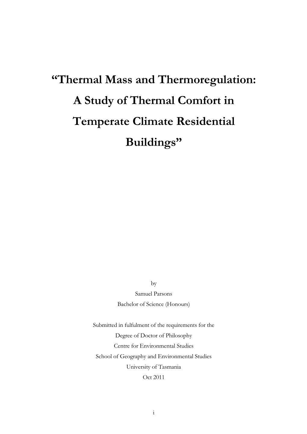 Background to Sustainable Housing Design