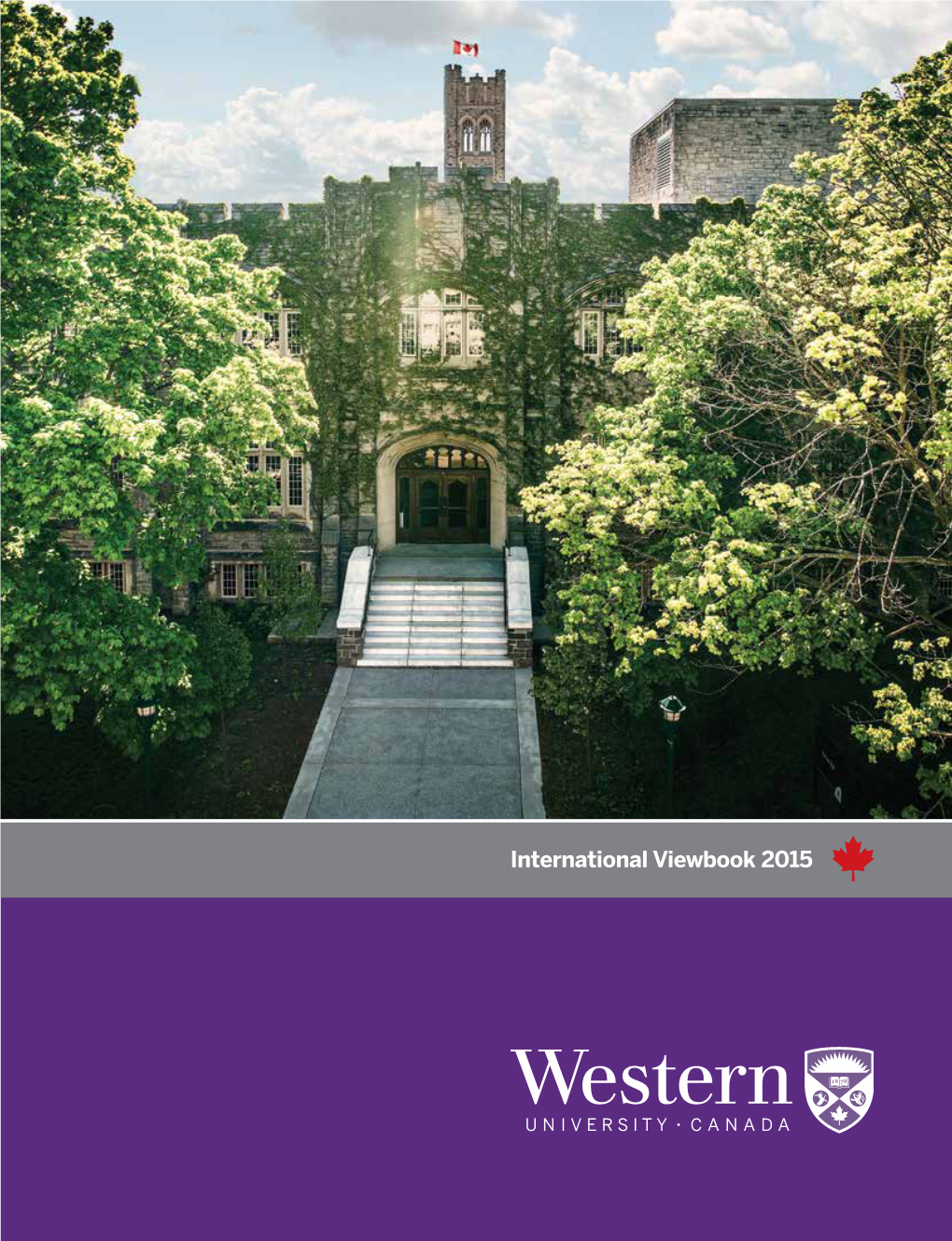 International Viewbook 2015 WELCOME to WESTERN