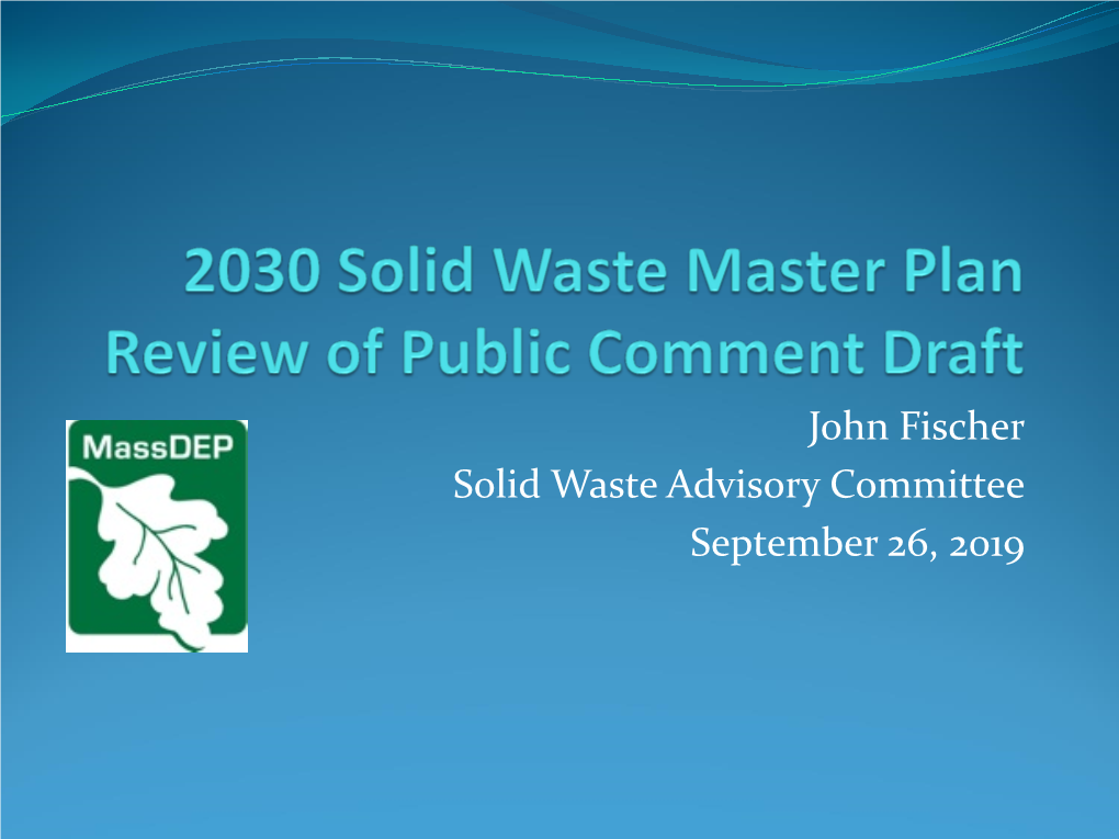 2030 Solid Waste Master Plan Source Reduction