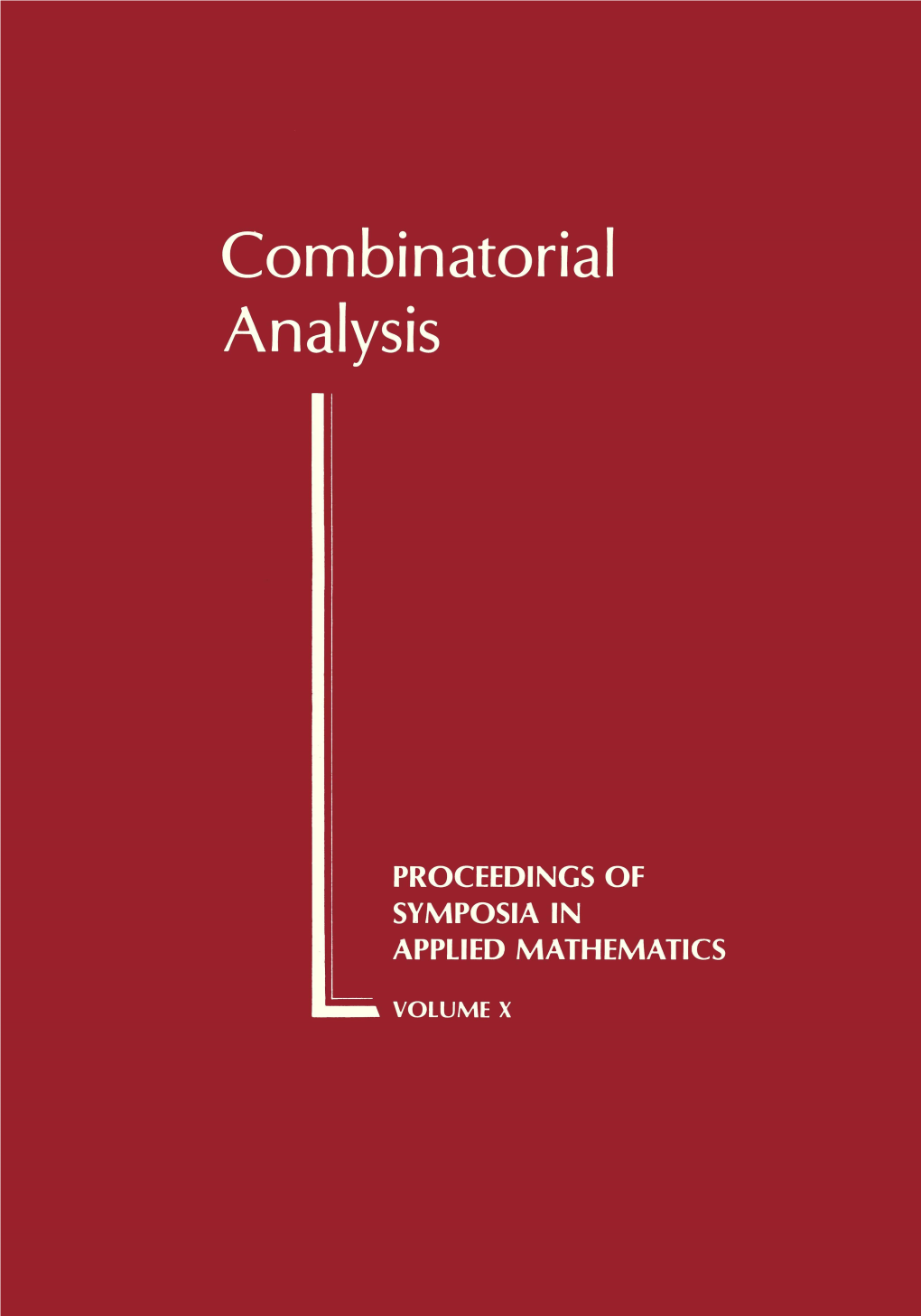 Combinatorial Analysis