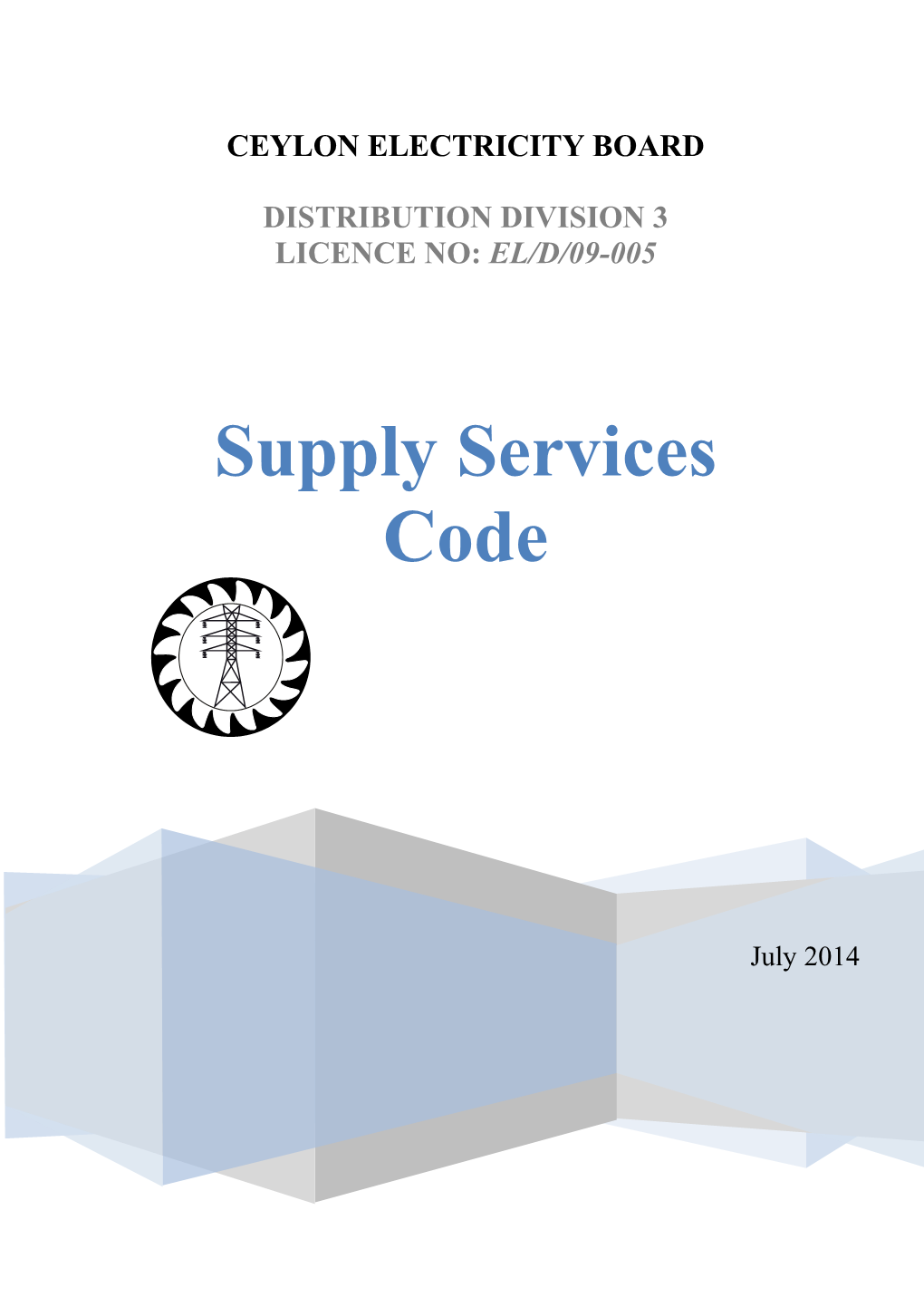 Supply Services Code Page 1