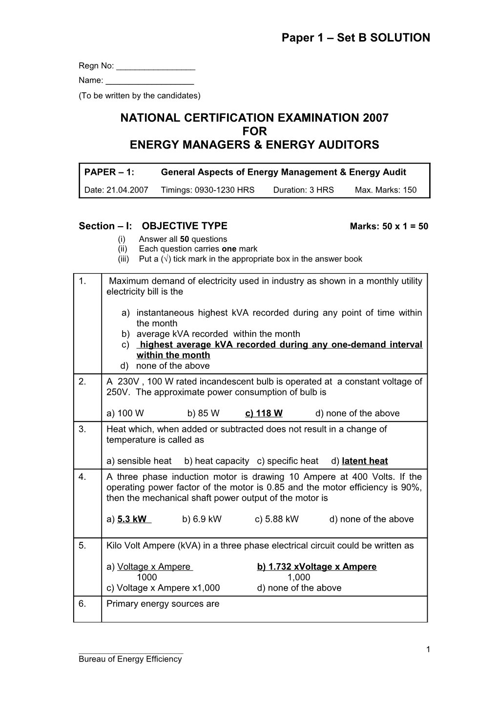 National Certification Examination s1