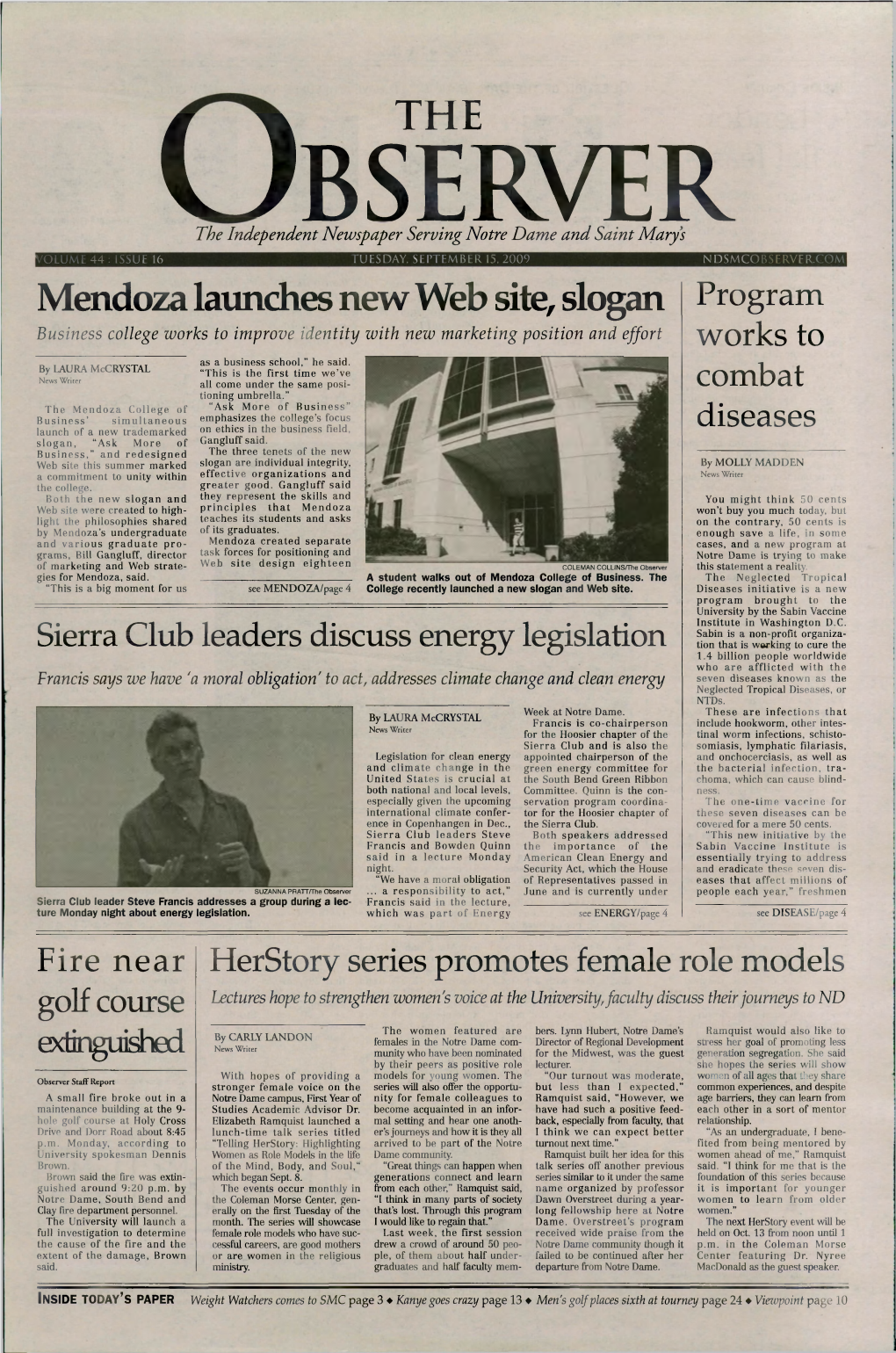 THE Mendoza Launches New Web Site, Slogan
