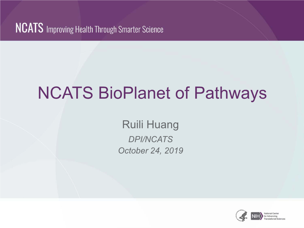 NCATS Bioplanet of Pathways