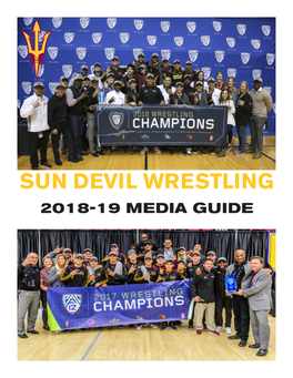 SUN DEVIL WRESTLING 2018-19 MEDIA GUIDE Sun Devil Wrestling