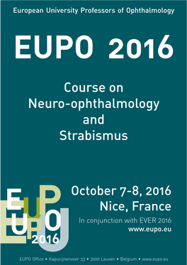 Course on Neuro-Ophthalmology and Strabismus