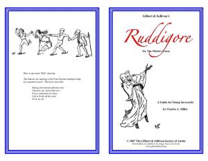 Ruddigore the Dancers Are Dancing to the Four Seasons Madrigal Sung by a Quartet in Act I