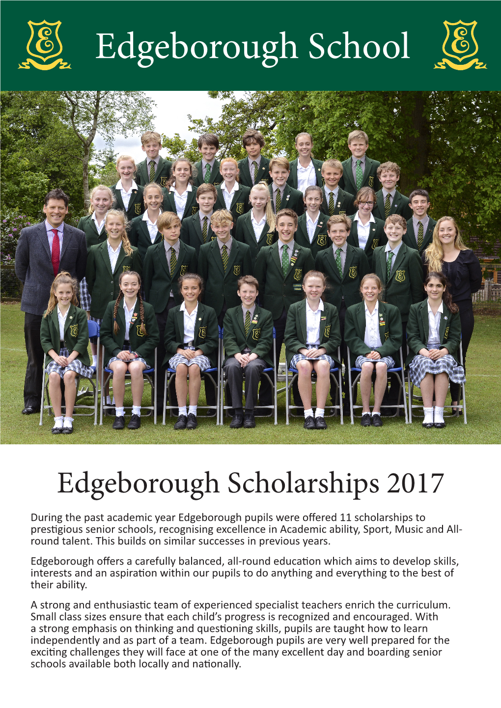 Scholarship Leaflet 2017.Indd