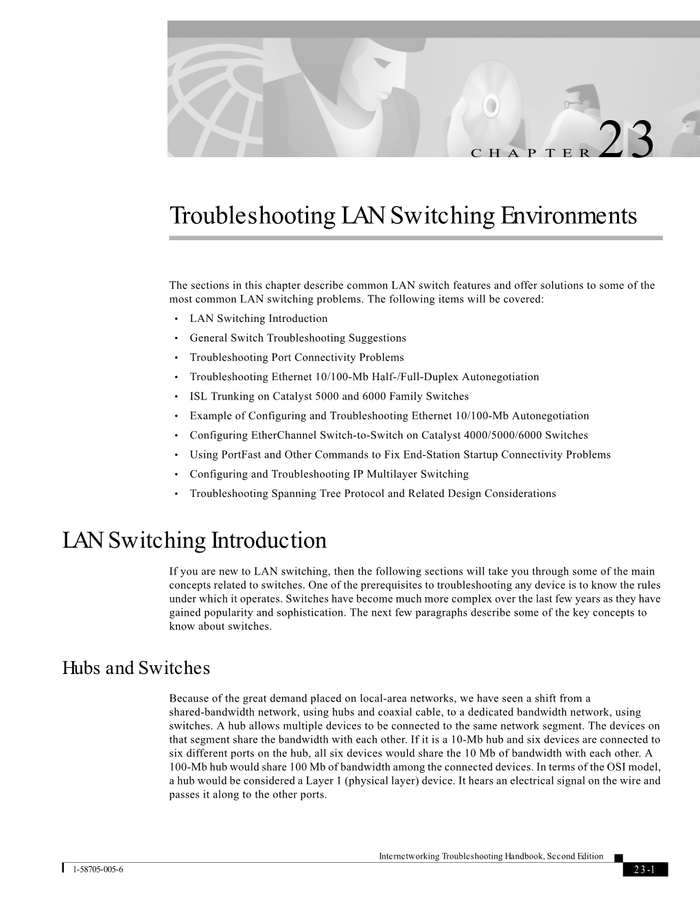 Troubleshooting LAN Switching Environments