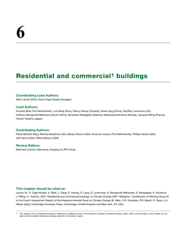Residential and Commercial Buildings