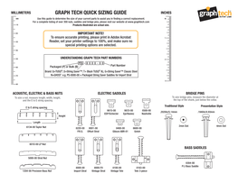 Graph Tech Quick Sizing Guide Inches