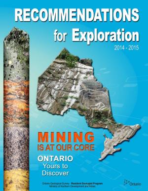 Recommendations for Exploration 2014-2015