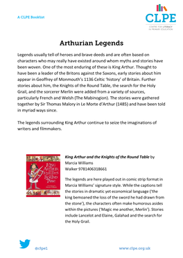Arthurian Legends Booklist