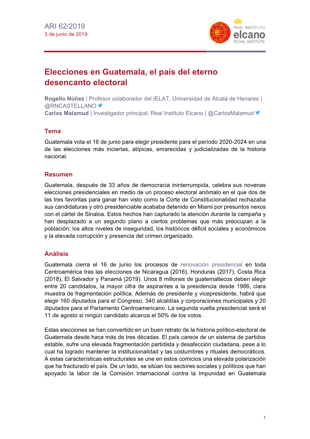 Elecciones En Guatemala, El País Del Eterno Desencanto Electoral