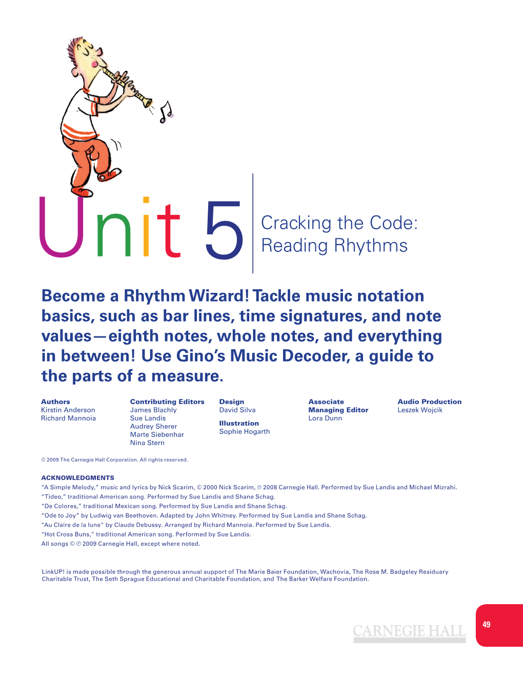 Reading Rhythms