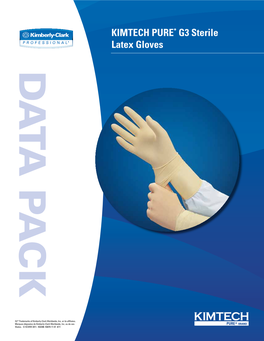 KIMTECH PURE* G3 Sterile Latex Gloves Data Pack