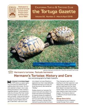 The Tortuga Gazette and Education Since 1964 Volume 55, Number 2 • March/April 2019