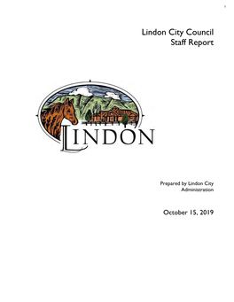 Lindon City Council Staff Report
