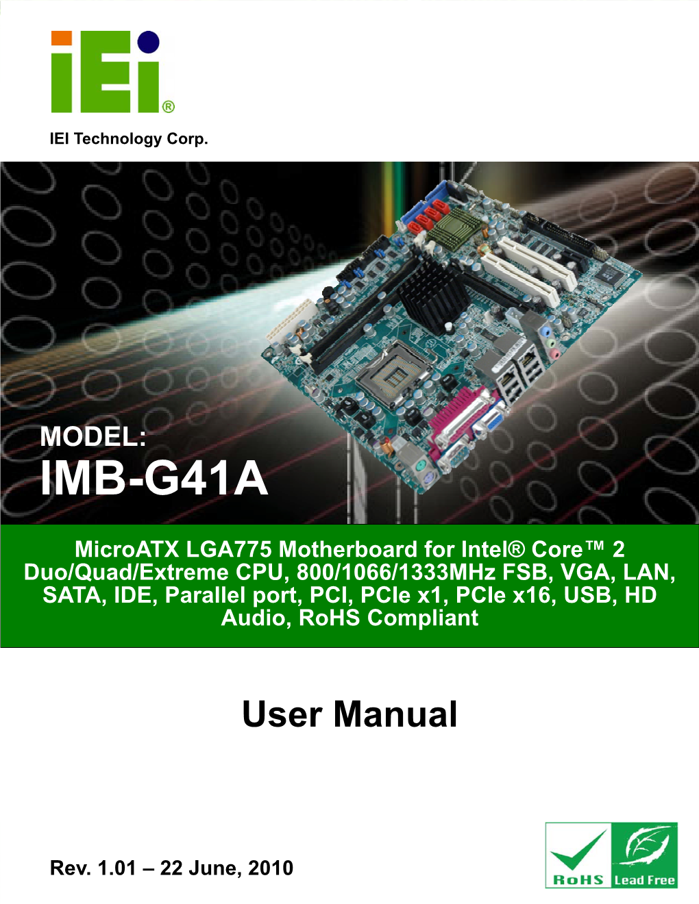 IMB-G41A Micro-ATX Motherboard