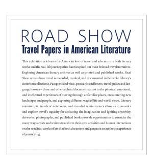 Travel Papers in American Literature