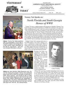 Yesterday & Today North Florida and South Georgia Heroes of WWII